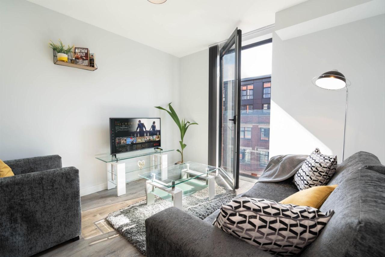 New Build - 2 Bed Snug Modern Apartment - Juliet Balcony - Roof Top Terrace - Digbeth, Birmingham City Centre - Free Netflix & Smart Tv Exteriér fotografie