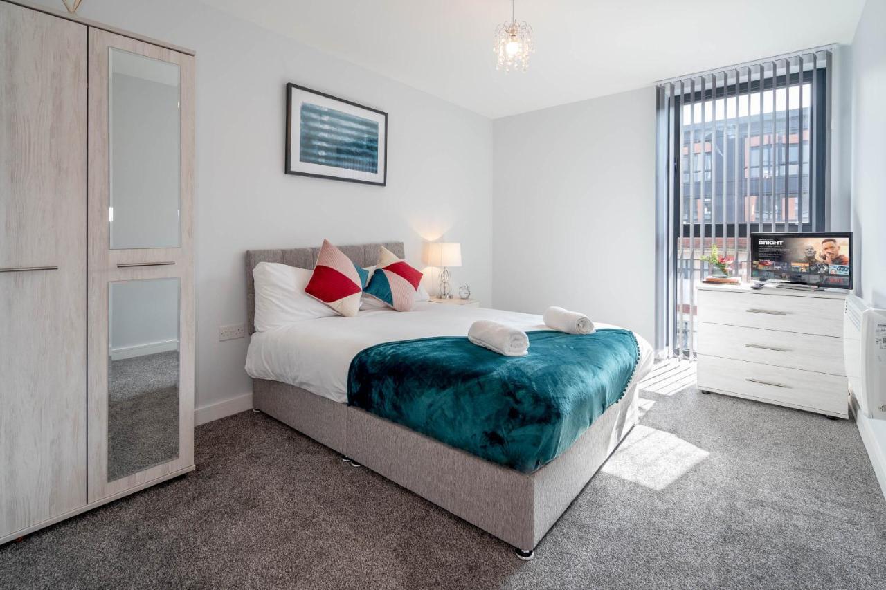 New Build - 2 Bed Snug Modern Apartment - Juliet Balcony - Roof Top Terrace - Digbeth, Birmingham City Centre - Free Netflix & Smart Tv Exteriér fotografie