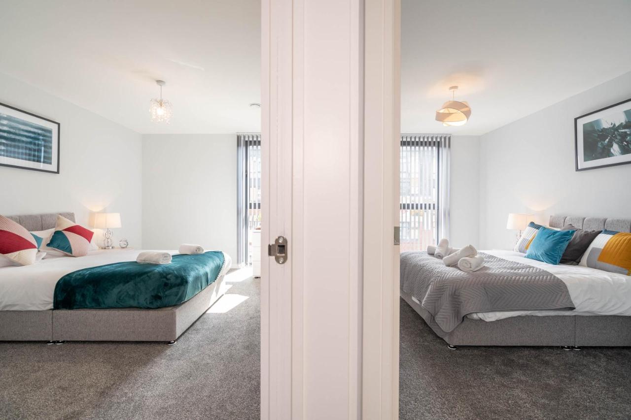 New Build - 2 Bed Snug Modern Apartment - Juliet Balcony - Roof Top Terrace - Digbeth, Birmingham City Centre - Free Netflix & Smart Tv Exteriér fotografie