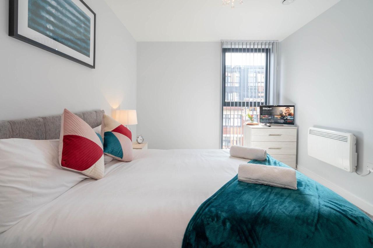 New Build - 2 Bed Snug Modern Apartment - Juliet Balcony - Roof Top Terrace - Digbeth, Birmingham City Centre - Free Netflix & Smart Tv Exteriér fotografie